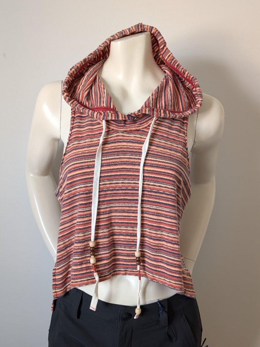 We The Free - Multi Color Canyon "On Fire" Hooded Tank Top - Size S